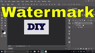 How To Create A Watermark In Photoshop CC-EASY Tutorial