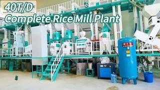 40T/D Modern Rice Mill Supplier | Rice Mill Plant Supplier - Hongjia Rice Mill #ricemillsupplier