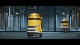 Despicable Me 3 minions in jail funny scene