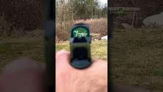 What it looks like to shoot a pistol with a red dot