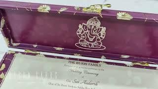 Exclusive wedding Invitation box