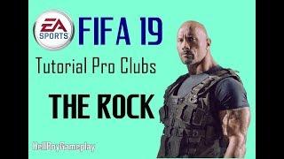 Fifa 19 | Tutorial face Dwayne Johnson ( THE ROCK ) | Pro clubs