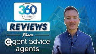 360 Training Reviews from AgentAdvice agents