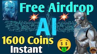 Get Free Airdrop | Get 1600 Coins worth of $16 free of cost | Free crypto tokens in airdrop #airdrop