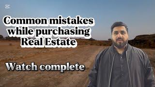 MISTAKES people do while buying Real estate || dont do that | IBECHS