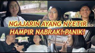 NUTA STORY : AYANG LITA #LATIHANNYETIR MOBIL,HAMPIR #NABRAK & ADA #SCENE YG SEHARUSNYA DI CUT....