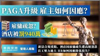 新法生效，雇主如何合規？酒店徵聘忽視這一群體，竟被罰款940萬！HR如何處理員工壓力過大？#管理人周報 #最低薪資 #PAGA