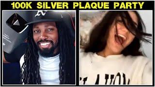 Silver Play Button Party on OMEGLE | Love You All