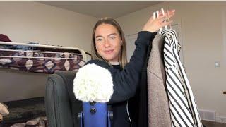 ASMR  H&M clothing haul (it's mainly sweaters)