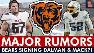 MAJOR Chicago Bears Rumors On Signing Drew Dalman AND Khalil Mack In 2025 NFL Free Agency