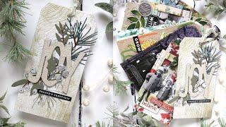 Make Your Own Holiday Gift Tag with Tim Holtz Products!