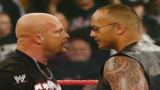 Stone Cold Returns To RAW / The Rock Confronts Steve Austin 3/3/2003
