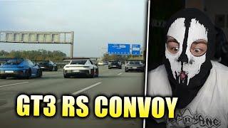 Im GT3RS-Convoy über die Autobahn!  Moji Reaction