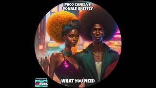 Paco Caniza & Donald Sheffey - What You Need (Original Mix)