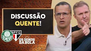 Clima quente! Velloso e Souza debatem polêmico pênalti em Palmeiras x São Paulo