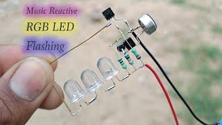 Music Reactive RGB LED Flashing