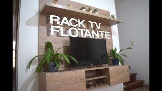 RACK DE TV FLOTANTE By Faplac - PROYECTO MUEBLE (floating tv rack)