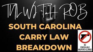 Tuesday Night Live With Rob South Carolina Carry Law Breakdown