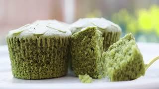 Perfect Matcha Cupcakes - How To Make Moist Matcha Muffin - Classic Cupcakes Recipe