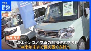 エコカー減税　来年末まで据え置きへ　最新のEV車の5万円免税など｜TBS NEWS DIG