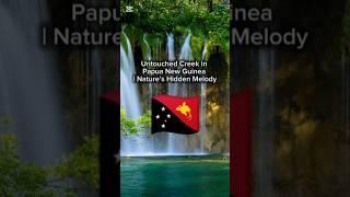 Untouched Creek in Papua New Guinea  | Nature’s Hidden Melody #youtube #shortsfeed #shorts