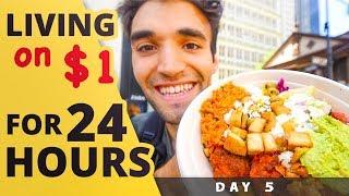 LIVING on $1 for 24 HOURS in NYC! (Day #5)