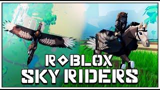 [Roblox : Sky Riders] Beta Horse Game! My Honest Opinion! Flying Through The Skies!