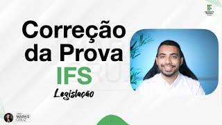 Prova IFS - Correção de Legislação (docente)