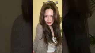 허쉬컷 레이어드컷 c컬 드라이 방법