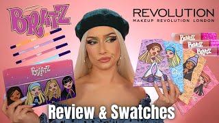 MAKEUP REVOLUTION X BRATZ COLLECTION & SWATCHES | NEW MAKEUP 2021 | CREATIVE CLICHE