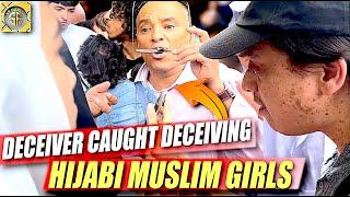 HIJABI GIRLS DECEIVED BY DECEIVER BUT CAUGHT OUT BY MANSUR SPEAKERS CORNER