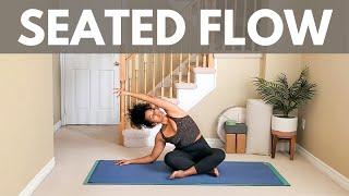 20 Minute Seated Yoga Flow | Slow & Gentle | Full Body & GREAT for low back pain!