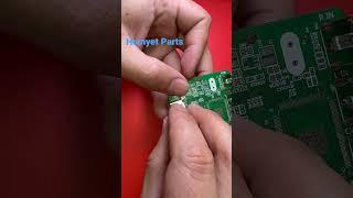 The PCB from our customer,let’s see what we can supply: RCA ,2.54 header,PH,Mini USB and HDMI,done.