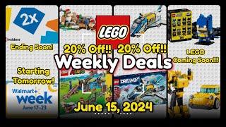 Weekly LEGO Deals!! Happy Father's Day with LEGO Deals and the LEGO Coming Soon!!