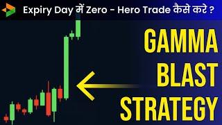 Gamma Blast Strategy | Expiry Jackpot Strategy | Zero - Hero Trade @deltaexchange