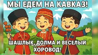  Мы едем на Кавказ! Шашлык, Хинкали,Танцы  Детская Песня #МыЕдемНаКавказ #ДетскаяПесня #MelodyKids
