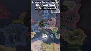 HOI4 SPOT All 5 Mistakes! #shorts #hoi4