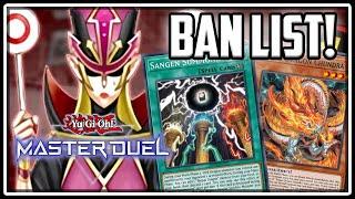 NEW Master Duel BANLIST! RIP Tenpai!? Maxx C???