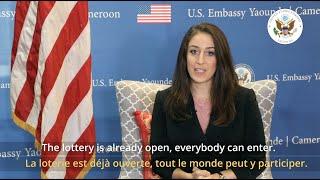 DV Lottery information by U.S. Embassy Yaounde Vice Consul