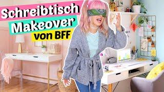 BFF renoviert HEIMLICH mein Büro  Schreibtisch Makeover| ViktoriaSarina