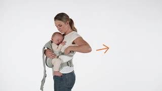 Ergobaby Omni Breeze- / Dream-Babytrage | Bauchtrageweise mit überkreuzten Schultergurten