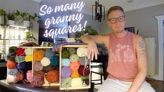 Crochet Haul, Temperature Blanket & ALL the Granny Square Projects! | URBAN FARMBOYS