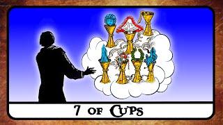 7 of Cups Tarot Card Meaning  Reversed, Secrets, History 
