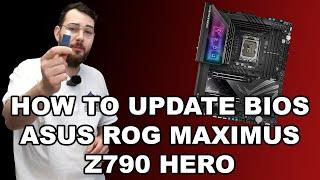How to Update BIOS on Asus ROG Maximus Z790 Hero