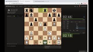 2 blitz games with GM Max Illingworth