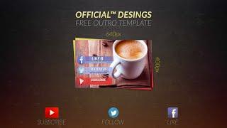 FREE Epic Outro Template #10 | Photoshop Template + FULL Tutorial