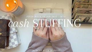 CASH STUFFING | $778 | JAN 2025 WEEK 5 | WEEKLY CASH ENVELOPE STUFFING