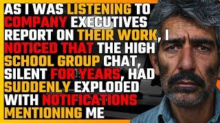 As I was listening to COMPANY EXECUTIVES report on their work, I noticed that the HIGH SCHOOL CHAT