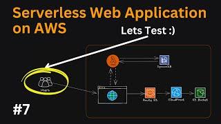 Step6 Serverless Web Application on AWS | Complete Hands-on Project on AWS | Testing Final Website