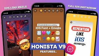 Honista V9 iOS Instagram Settings | Share Reels Like iPhone & Remention Sound Fix | Malayalam️‍